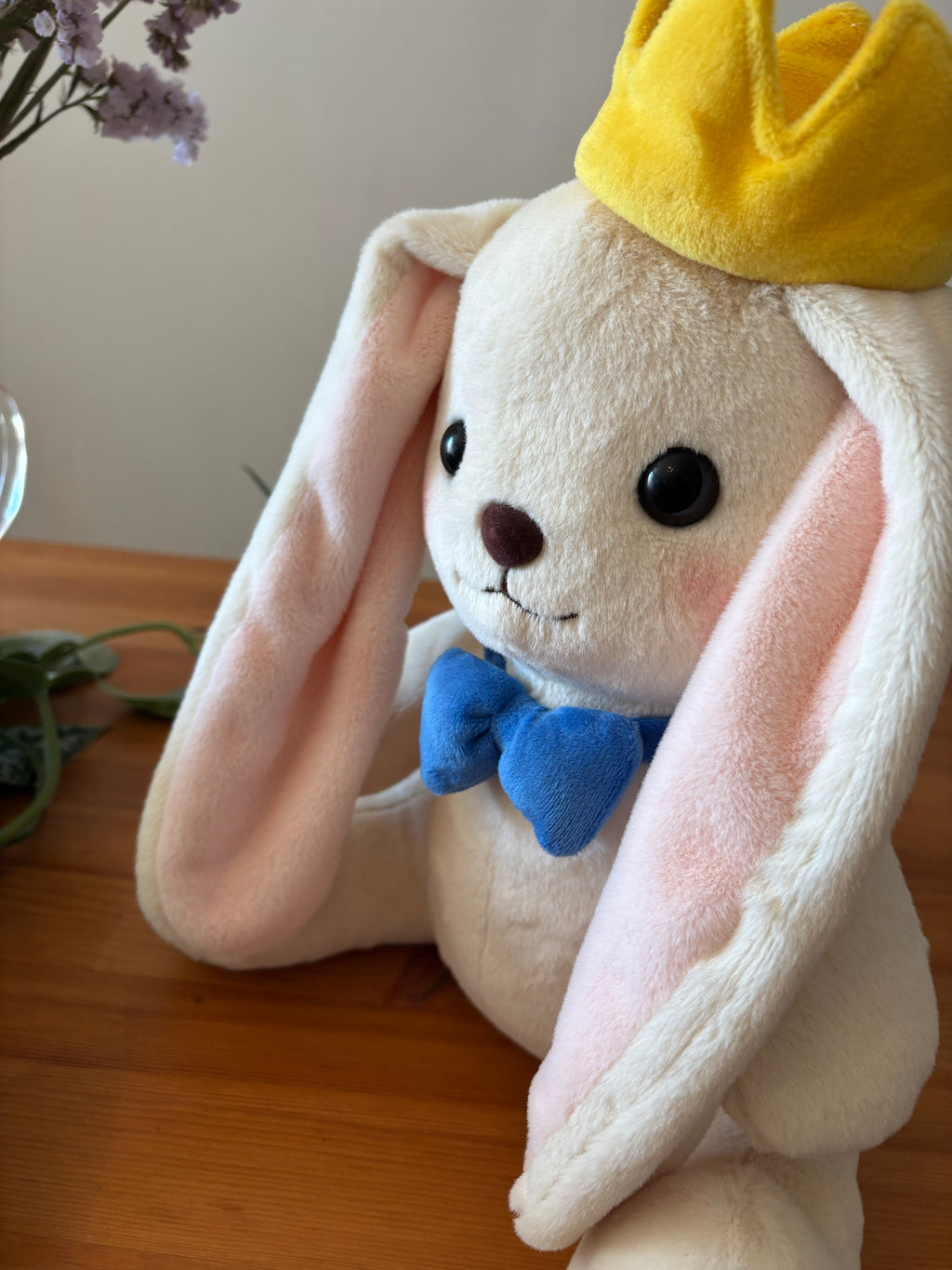 BunnyKingAR  צעצוע קטיפה רך 35 ס״מ של